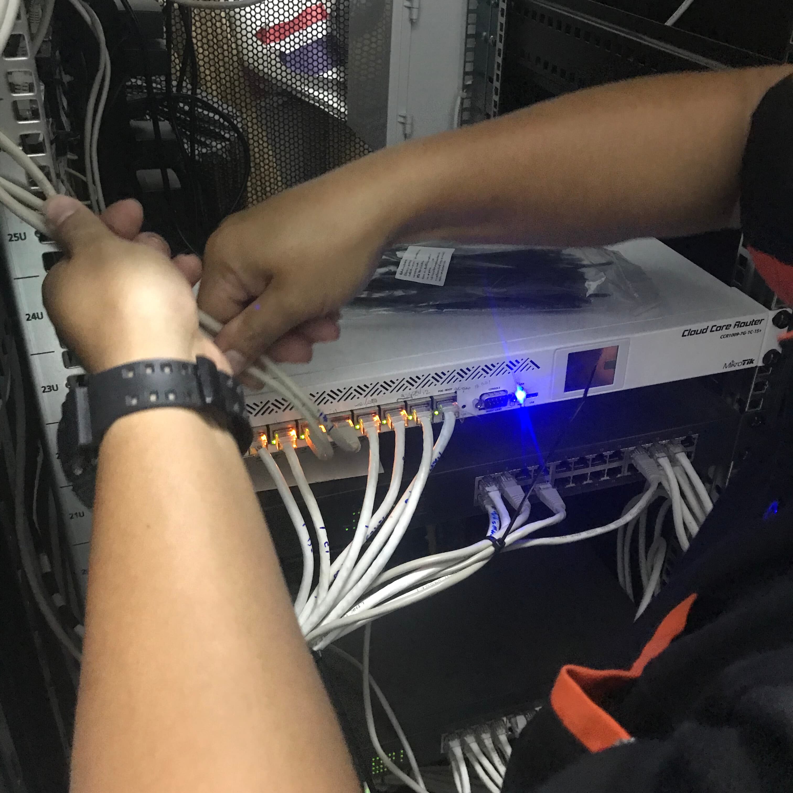 Network design and installation photo